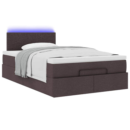 Struttura Letto Pouf con Materasso 80x200 cm in Tessuto | homemem39
