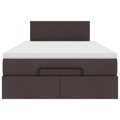 Struttura Letto Pouf con Materasso 80x200 cm in Tessuto | homemem39