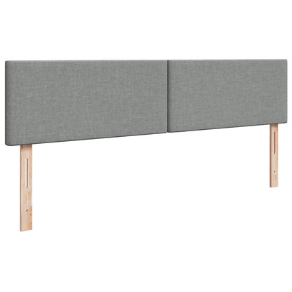 Struttura Letto Pouf con Materassi 200x200 cm in Tessuto