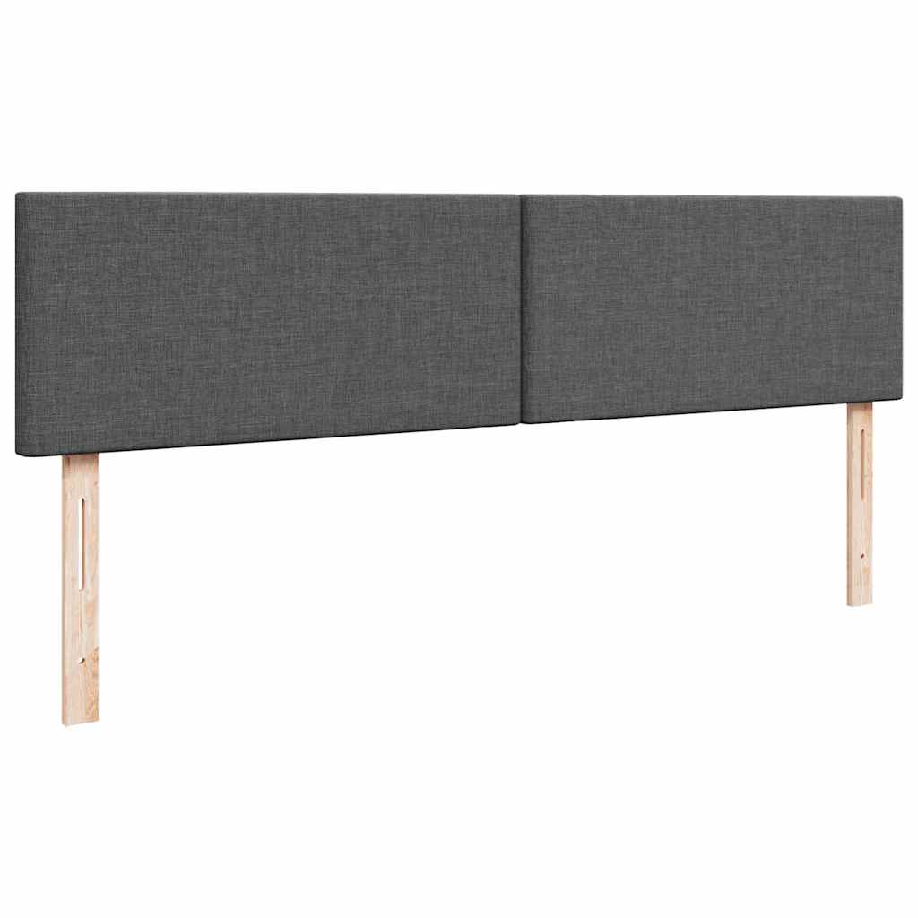 Struttura Letto Pouf con Materassi 200x200 cm in Tessuto