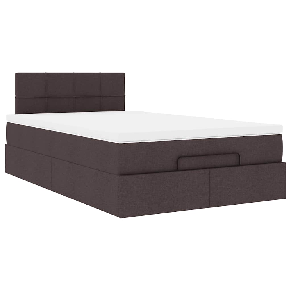 Struttura Letto Pouf con Materasso 80x200 cm in Tessuto | homemem39