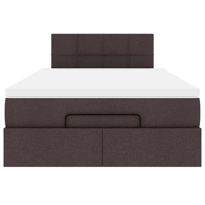 Struttura Letto Pouf con Materasso 80x200 cm in Tessuto | homemem39