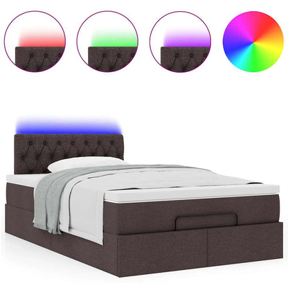 Struttura Letto Pouf con Materasso 80x200 cm in Tessuto | homemem39