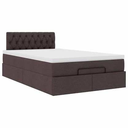 Struttura Letto Pouf con Materasso 80x200 cm in Tessuto | homemem39
