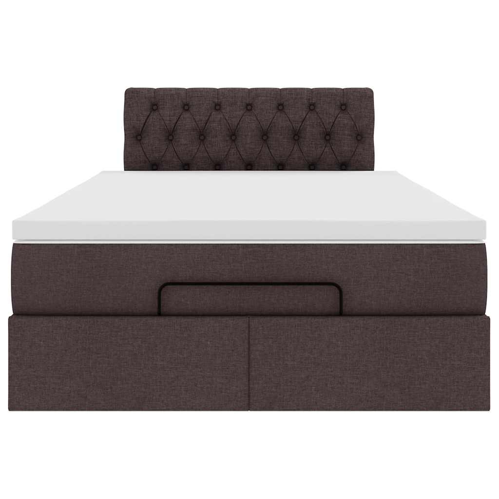 Struttura Letto Pouf con Materasso 80x200 cm in Tessuto | homemem39