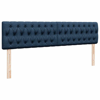 Pouf Letto con Materasso e LED Blu 180x200cm in Tessuto | homemem39
