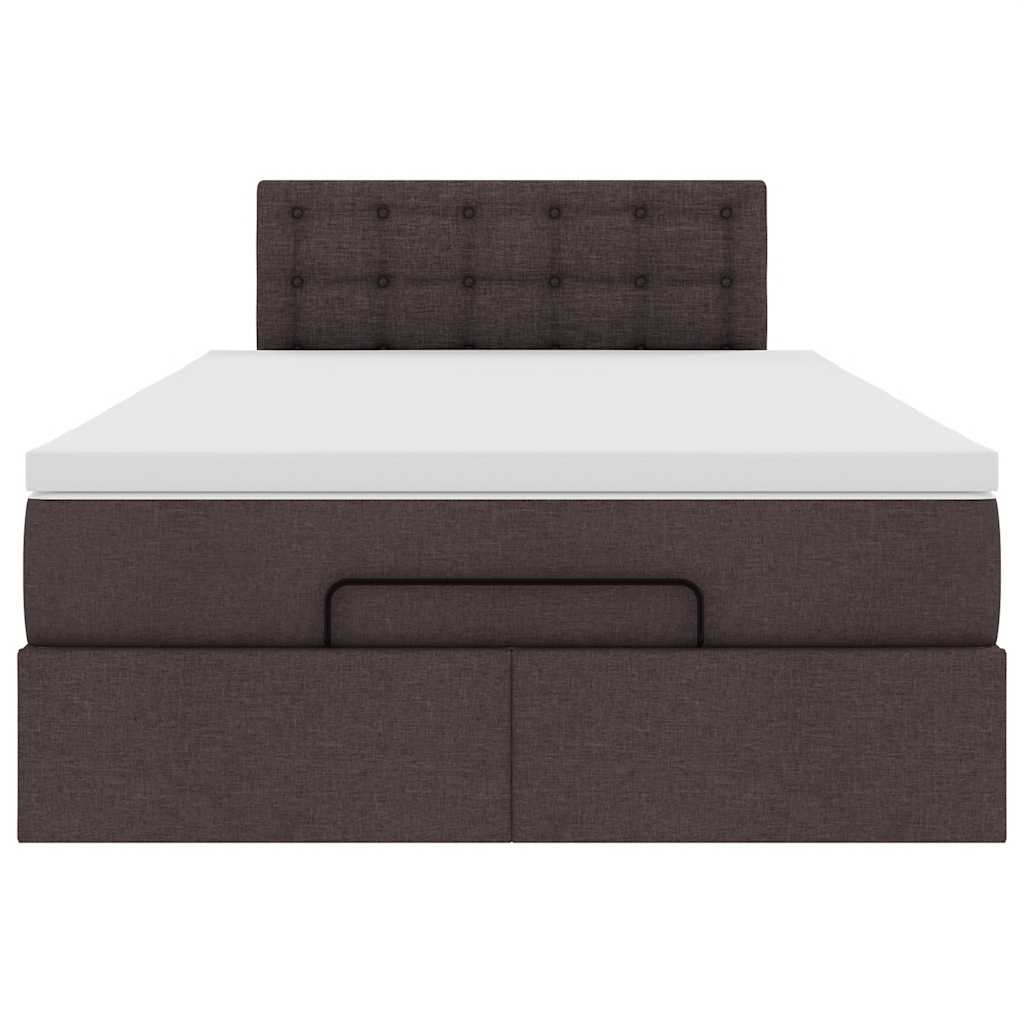 Struttura Letto Pouf con Materasso 80x200 cm in Tessuto | homemem39