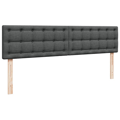 Struttura Letto Pouf con Materassi 200x200 cm in Tessuto