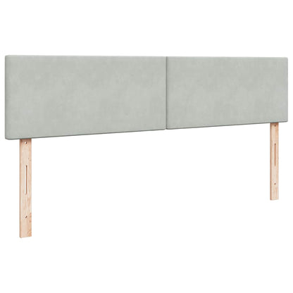 Struttura Letto Pouf con Materasso 160x200 cm in Velluto