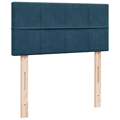 Struttura Letto Pouf con Materasso 100x200 cm Velluto