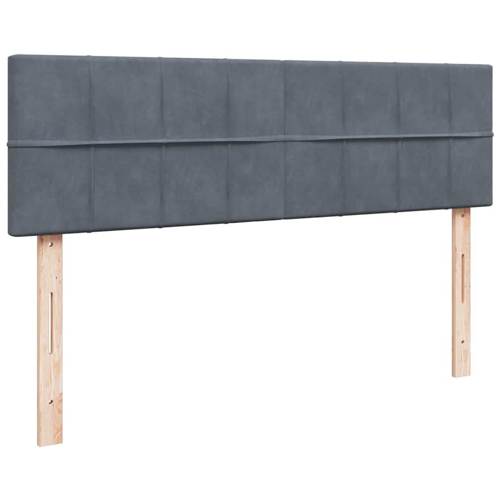 Struttura Letto Pouf con Materasso 140x190 cm Velluto | homemem39