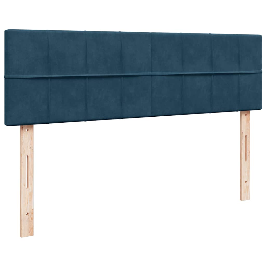 Struttura Letto Pouf con Materasso 140x190 cm in Velluto | homemem39