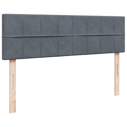 Struttura Letto Pouf con Materasso 160x200 cm in Velluto | homemem39