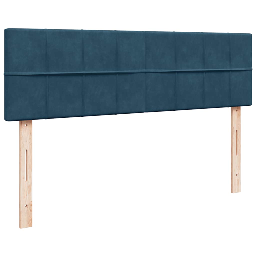 Struttura Letto Pouf con Materasso 160x200 cm in Velluto | homemem39