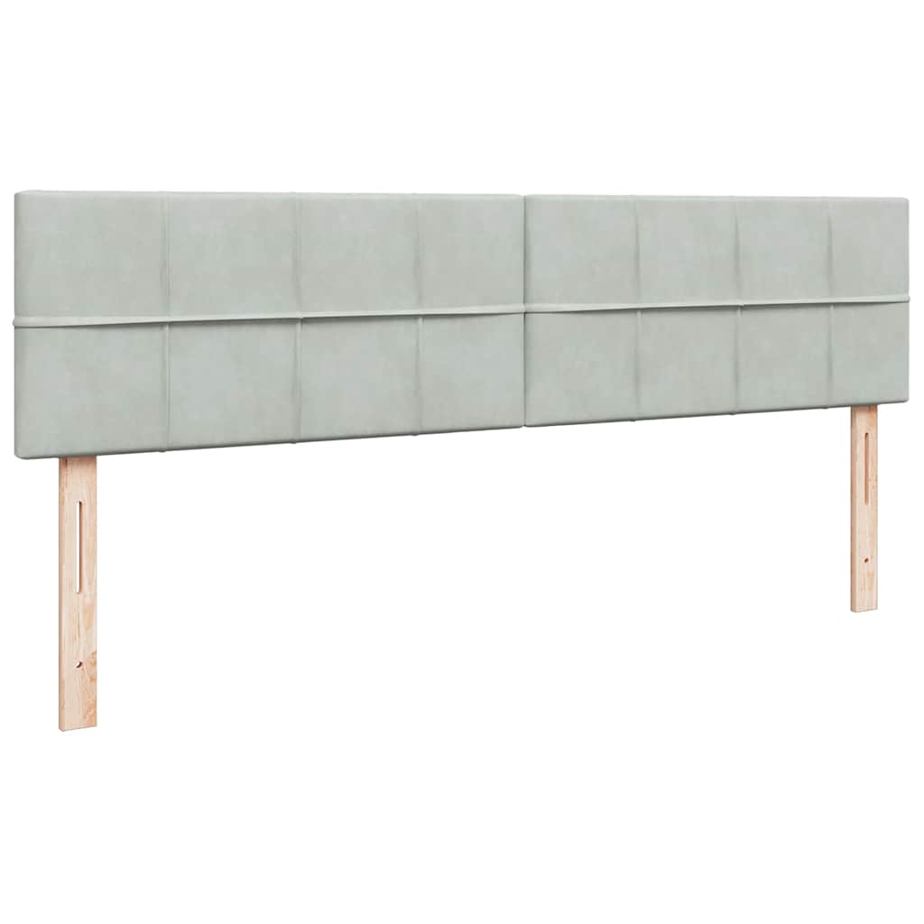 Struttura Letto Pouf con Materassi 200x200 cm Velluto