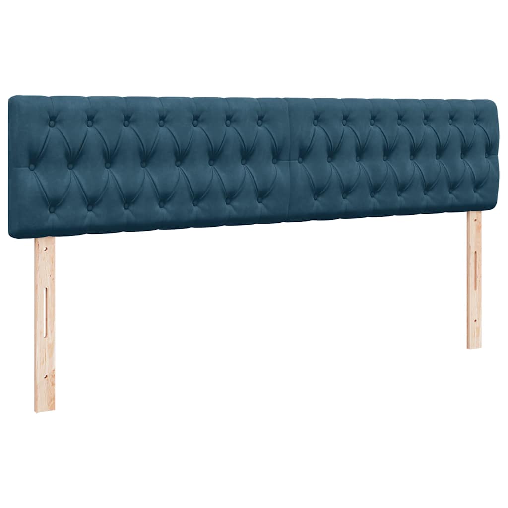 Struttura Letto Pouf con Materasso 160x200 cm in Velluto