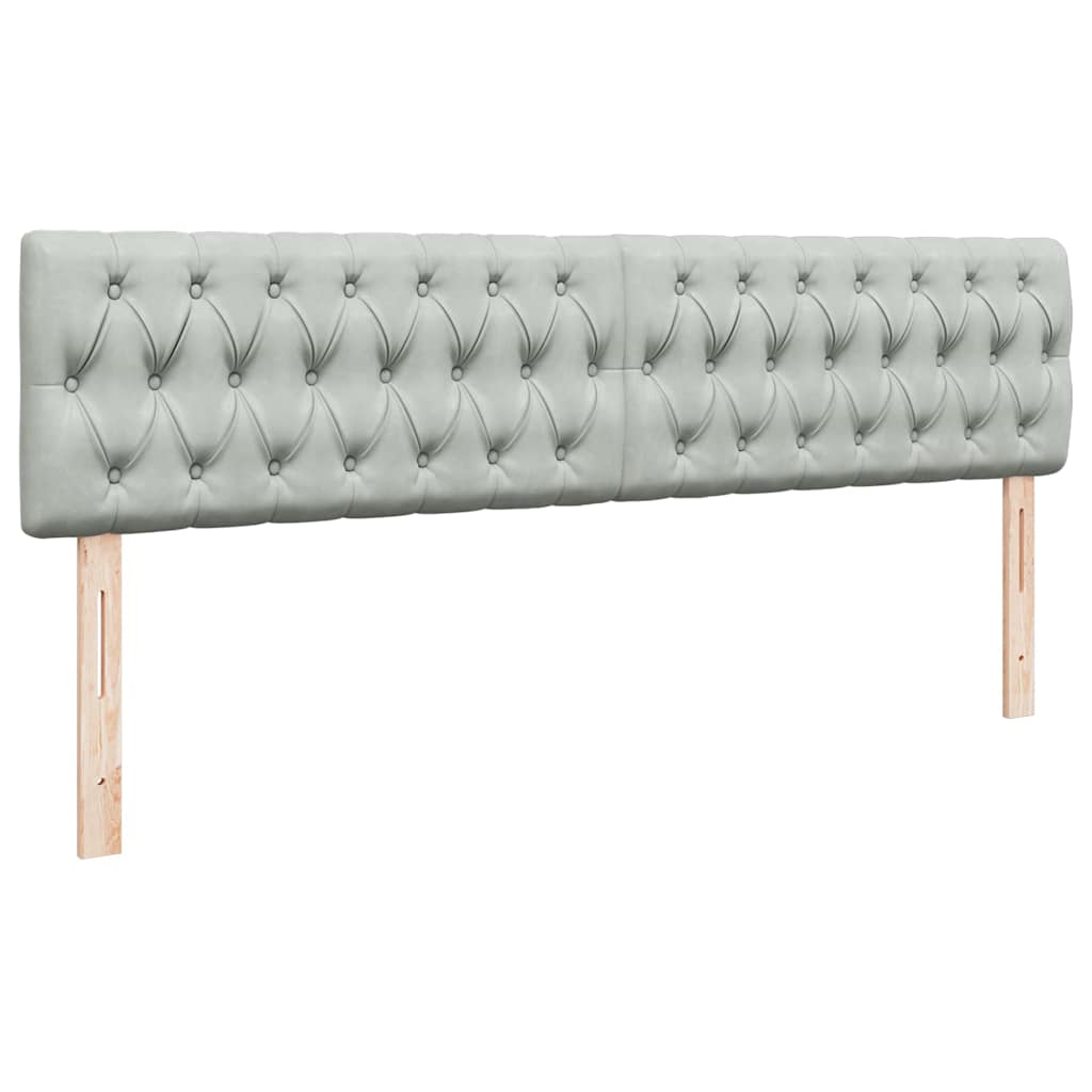 Struttura Letto Pouf con Materassi 200x200 cm Velluto | homemem39