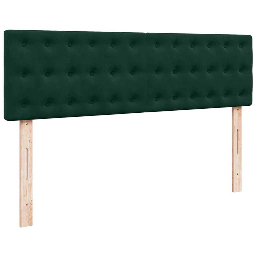 Struttura Letto Pouf con Materasso 140x190 cm in Velluto | homemem39