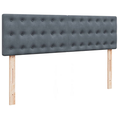 Struttura Letto Pouf con Materasso 140x200 cm in Velluto