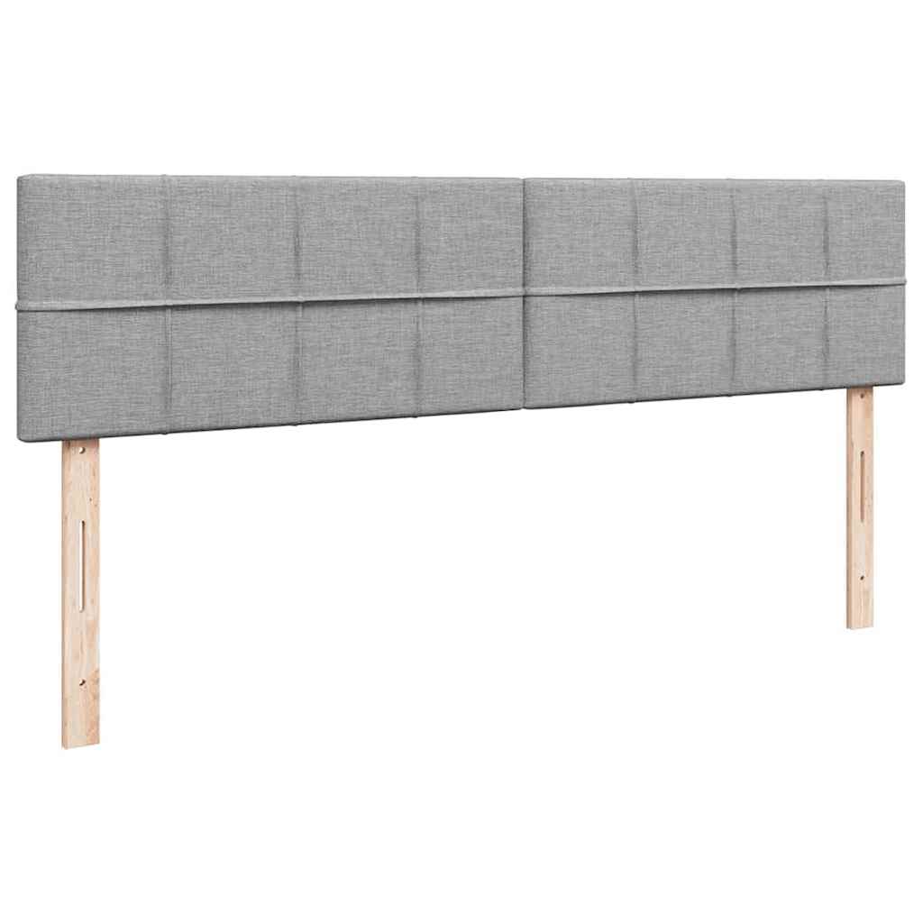 Struttura Letto Pouf con Materassi 180x200 cm in Tessuto - homemem39