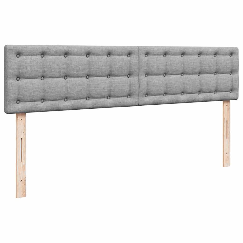 Struttura Letto Pouf con Materassi 160x200 cm in Tessuto | homemem39