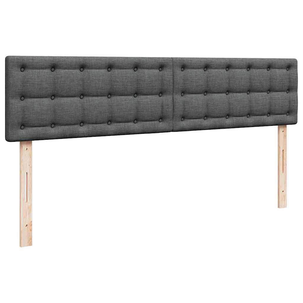 Struttura Letto Pouf con Materassi 180x200 cm in Tessuto