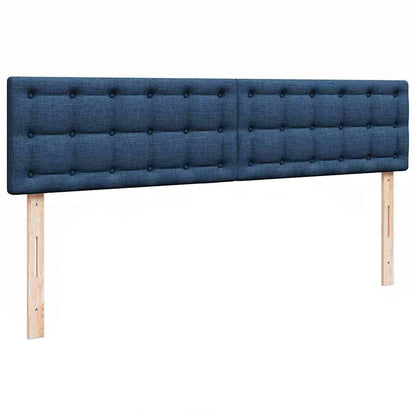 Struttura Letto Pouf con Materassi Blu 180x200cm in Tessuto | homemem39