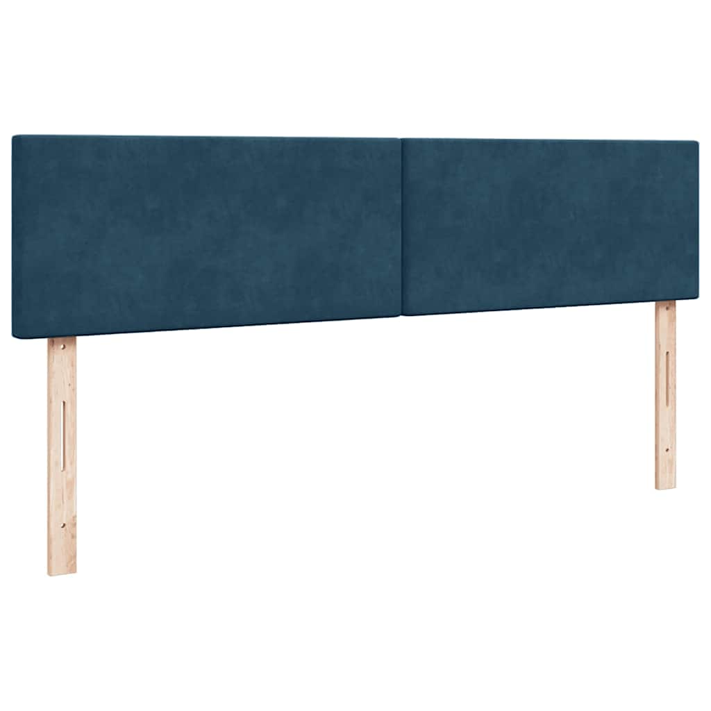 Struttura Letto Pouf con Materassi 160x200 cm Velluto | homemem39