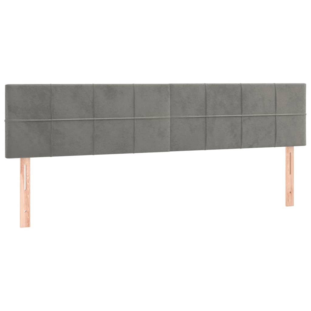 Struttura Letto Pouf con Materassi 160x200 cm in Velluto