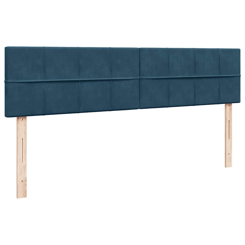 Struttura Letto Pouf con Materassi 160x200 cm Velluto | homemem39