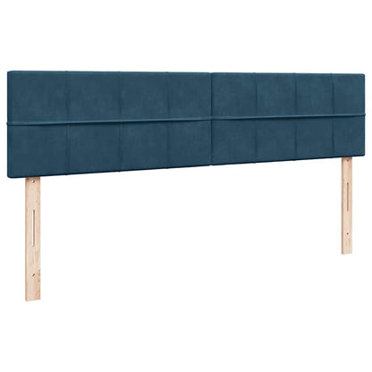Struttura Letto Pouf con Materassi 160x200 cm Velluto | homemem39