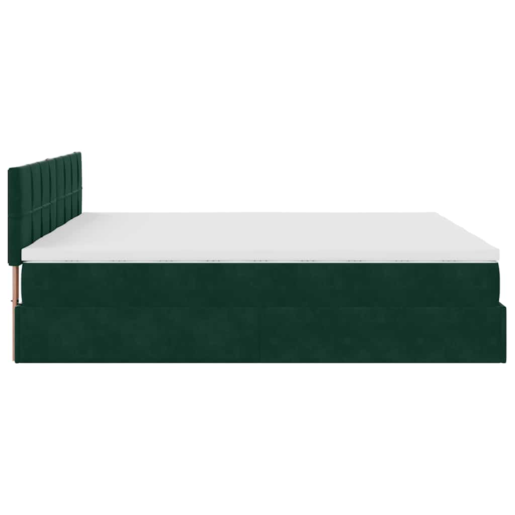 Struttura Letto Pouf con Materassi 180x200 cm Velluto | homemem39