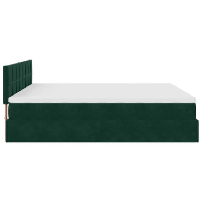 Struttura Letto Pouf con Materassi 180x200 cm Velluto | homemem39