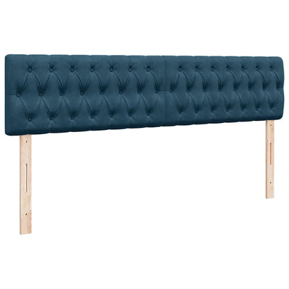 Struttura Letto Pouf con Materassi 160x200 cm Velluto | homemem39