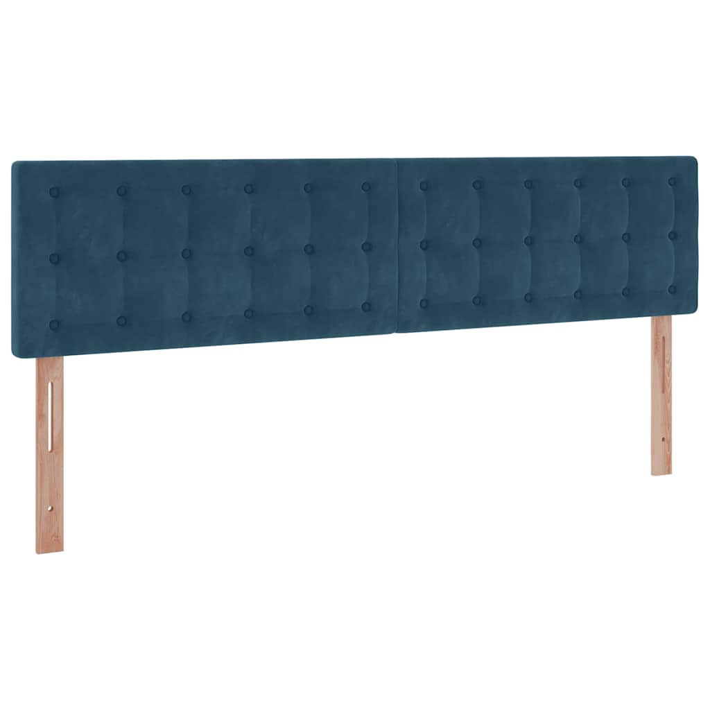 Struttura Letto Pouf con Materassi 160x200 cm Velluto | homemem39
