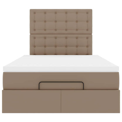 Struttura Letto Pouf con Materasso 120x190 cm Similpelle | homemem39