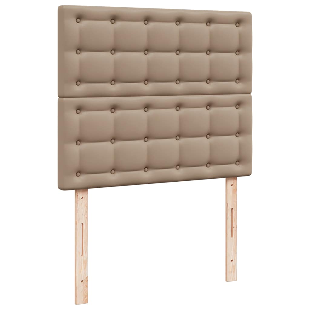 Struttura Letto Pouf con Materasso 120x190 cm Similpelle | homemem39