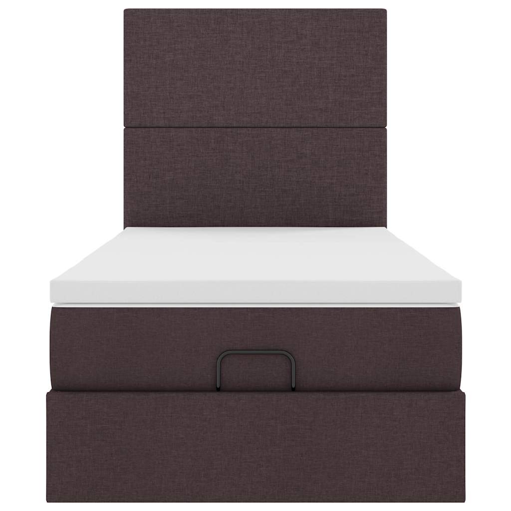 Struttura Letto Pouf con Materasso 80x200 cm in Tessuto | homemem39