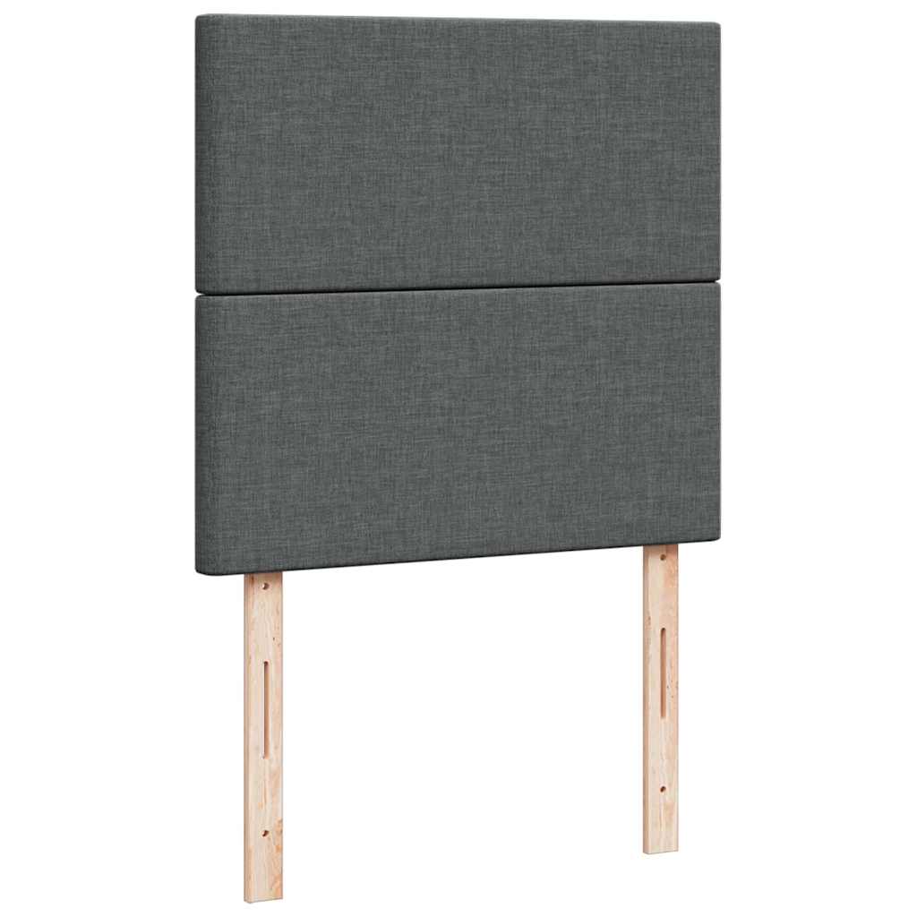Struttura Letto Pouf con Materasso 100x200 cm in Tessuto - homemem39