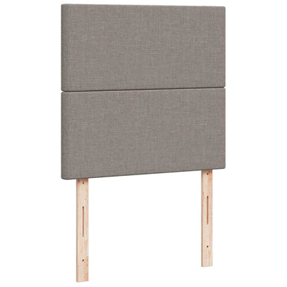 Pouf Letto con Materasso Tortora 100x200 cm in Tessuto
