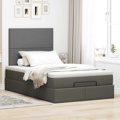 Struttura Letto Pouf con Materasso 80x200 cm in Tessuto | homemem39