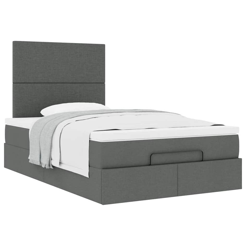 Struttura Letto Pouf con Materasso 80x200 cm in Tessuto | homemem39
