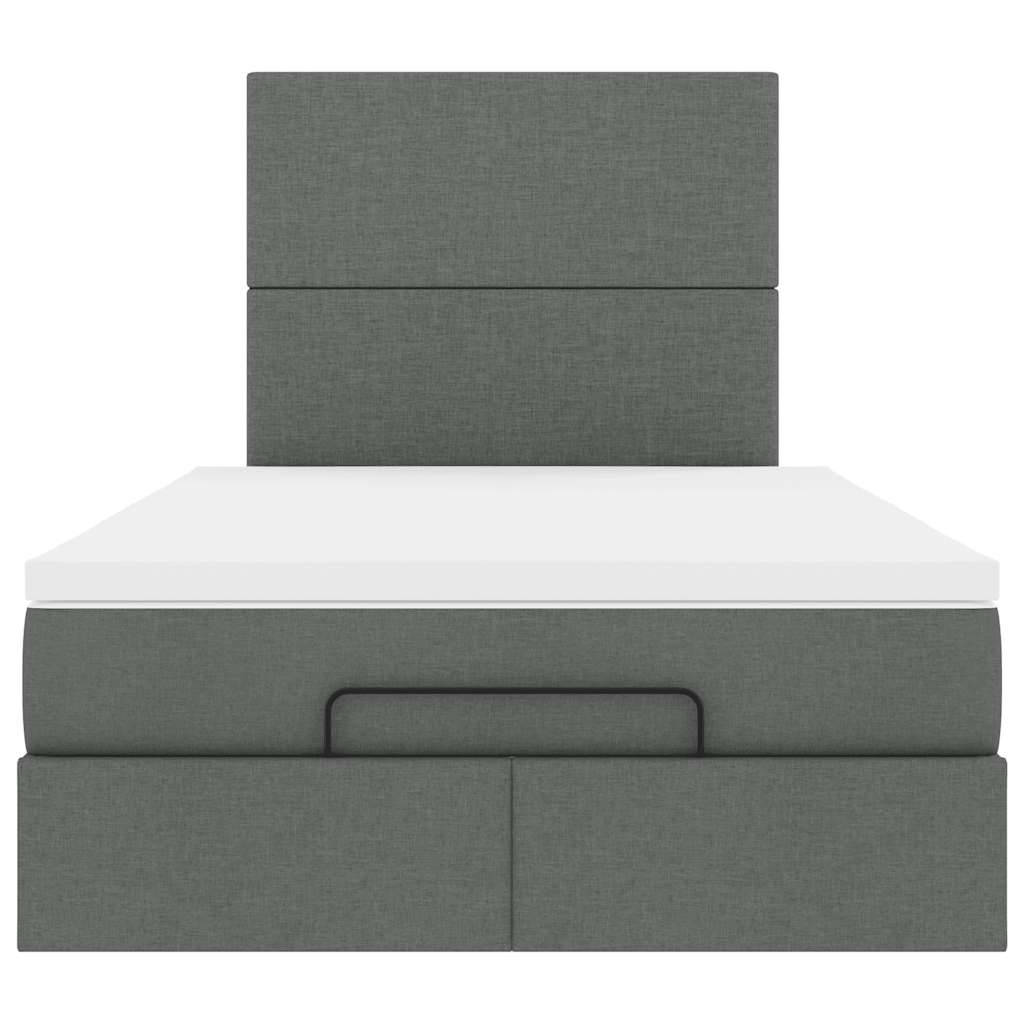Struttura Letto Pouf con Materasso 80x200 cm in Tessuto | homemem39