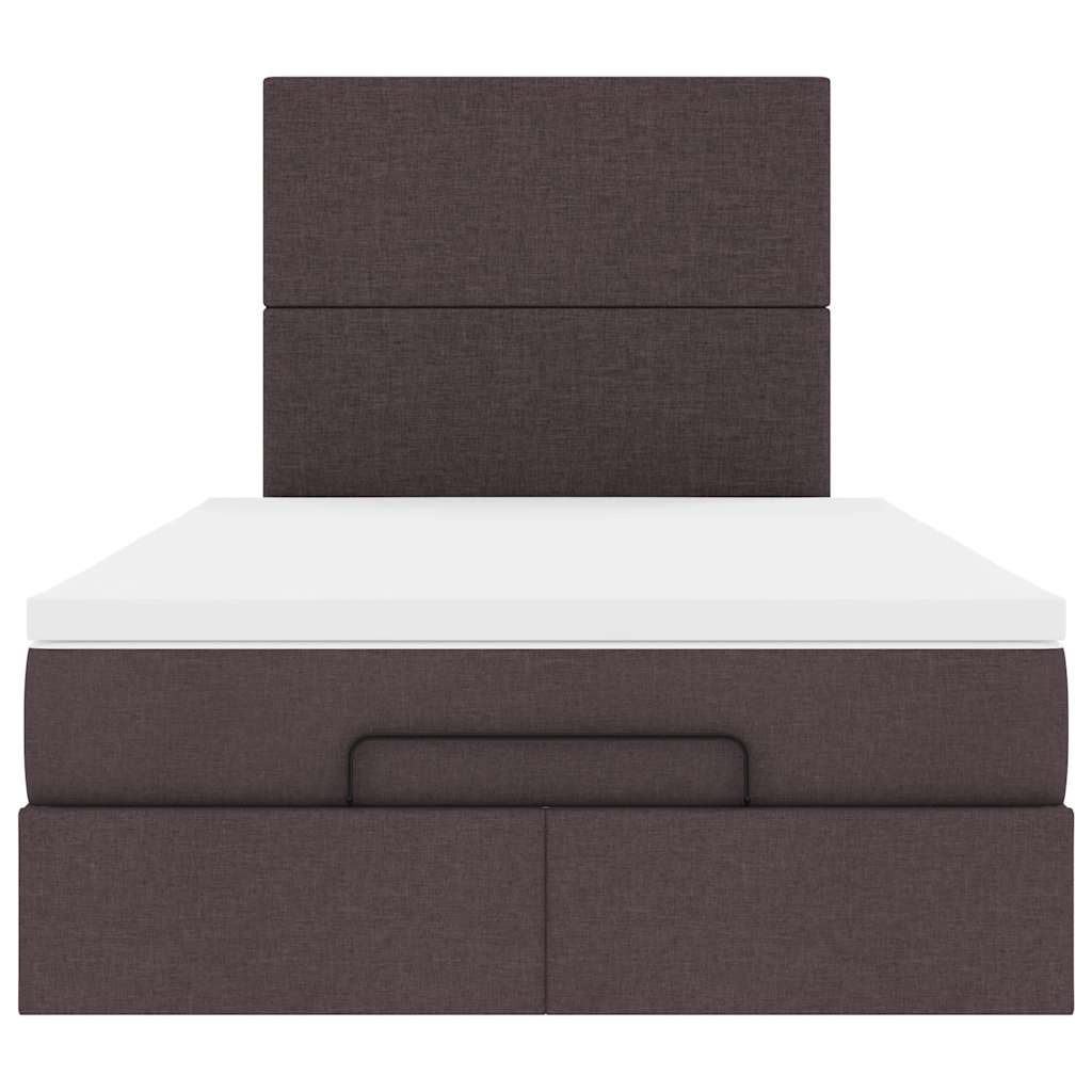 Struttura Letto Pouf con Materasso 80x200 cm in Tessuto | homemem39