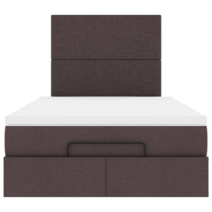 Struttura Letto Pouf con Materasso 80x200 cm in Tessuto | homemem39