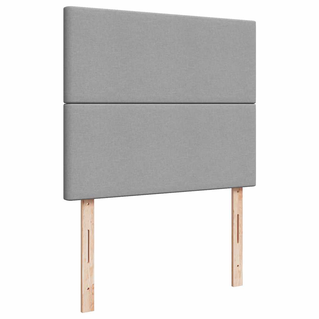 Struttura Letto Pouf con Materasso 120x200 cm in Tessuto - homemem39