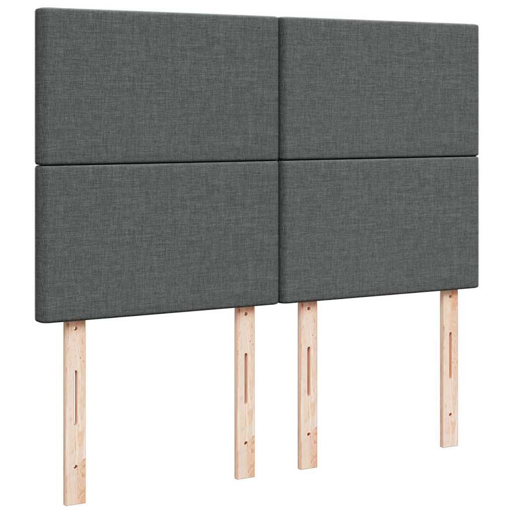 Struttura Letto Pouf con Materasso 140x190 cm in Tessuto | homemem39