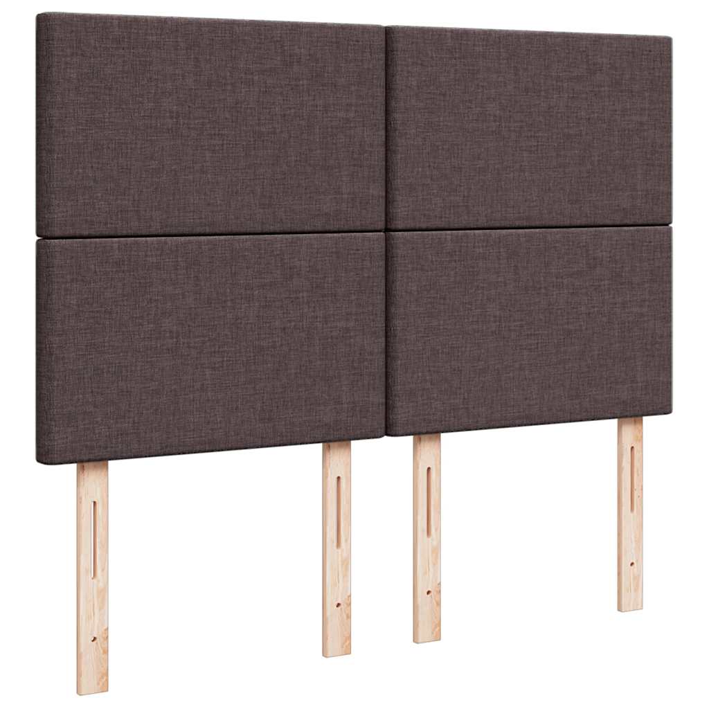 Struttura Letto Pouf con Materasso 140x200 cm in Tessuto - homemem39