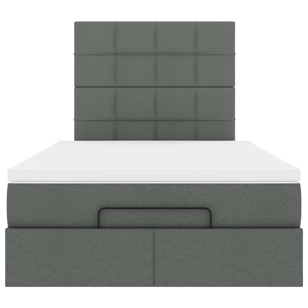 Struttura Letto Pouf con Materasso 80x200 cm in Tessuto | homemem39