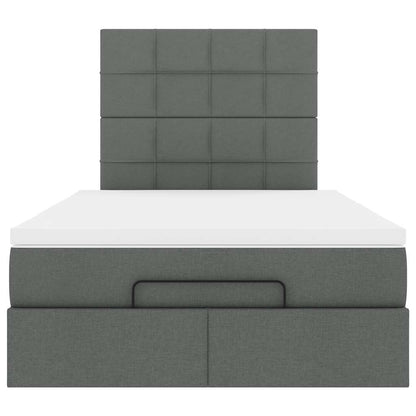 Struttura Letto Pouf con Materasso 80x200 cm in Tessuto | homemem39